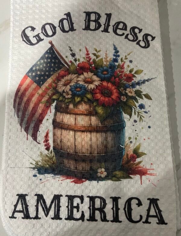 God Bless America Towel - Image 2