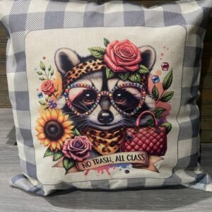 No Trash, All Class Pillow